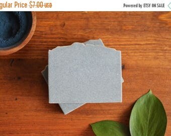 25% OFF CLEARANCE SALE Indigo Essentials Soap | Bright Citrus Mint, All Natural, Luxury, Handmade, Essential Oil, Herbal, Cold Process, Blue