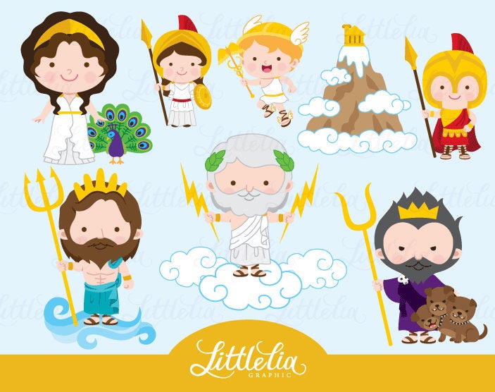 Greek gods clipart mythology clipart 17039