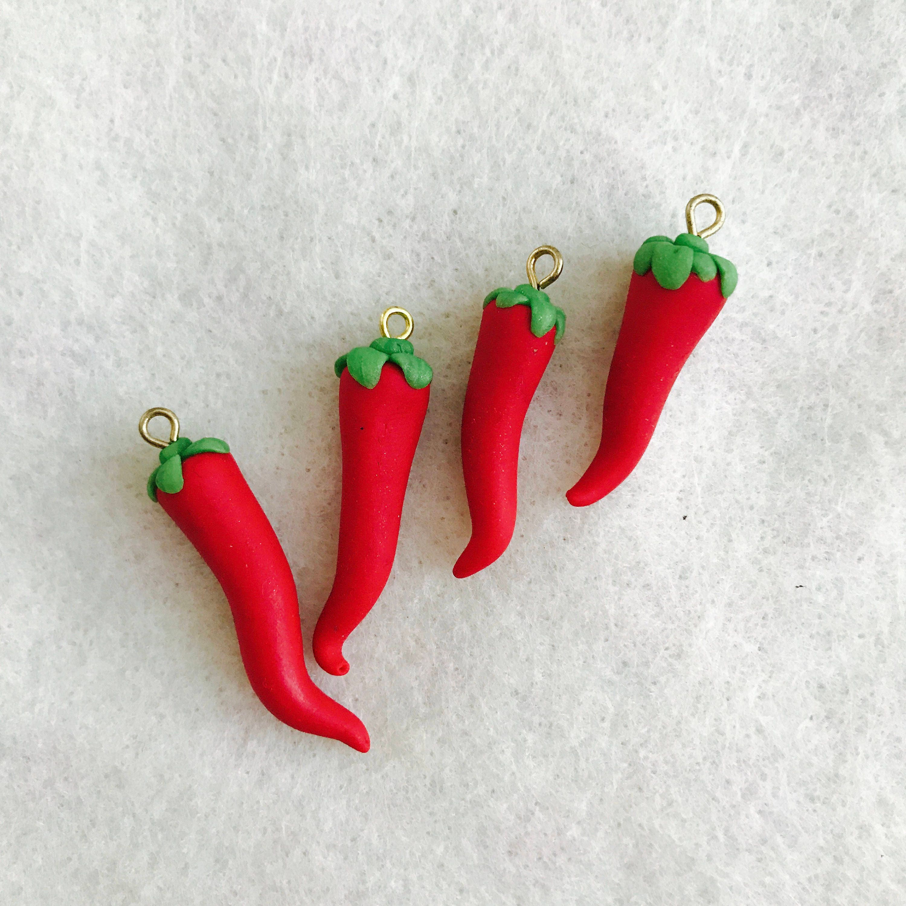 Chili Pepper Charms