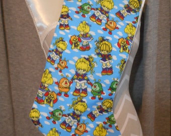 Rainbow Brite Fabric Christmas Stocking Ready To Ship!