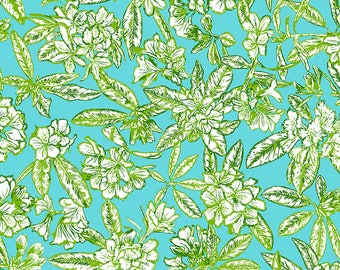 Floral wallpaper for craft use - 'paste the wall' wallcovering - A4 size or per meter - art print, decoupage, lining, crafts