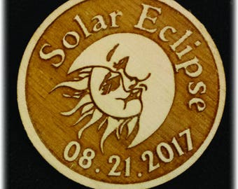 Solar Eclipse Magnet Keepsake