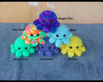 SALE! Adorable Handmade Crochet Octopus, Amigurumi, Stuffed Octopus, Stuffed Animal, Cute Octopus, Octopus, Toy Octopus