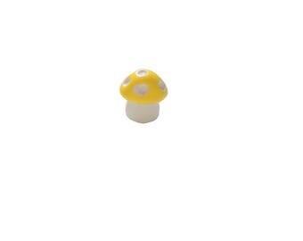 Miniature mushroom colorful art