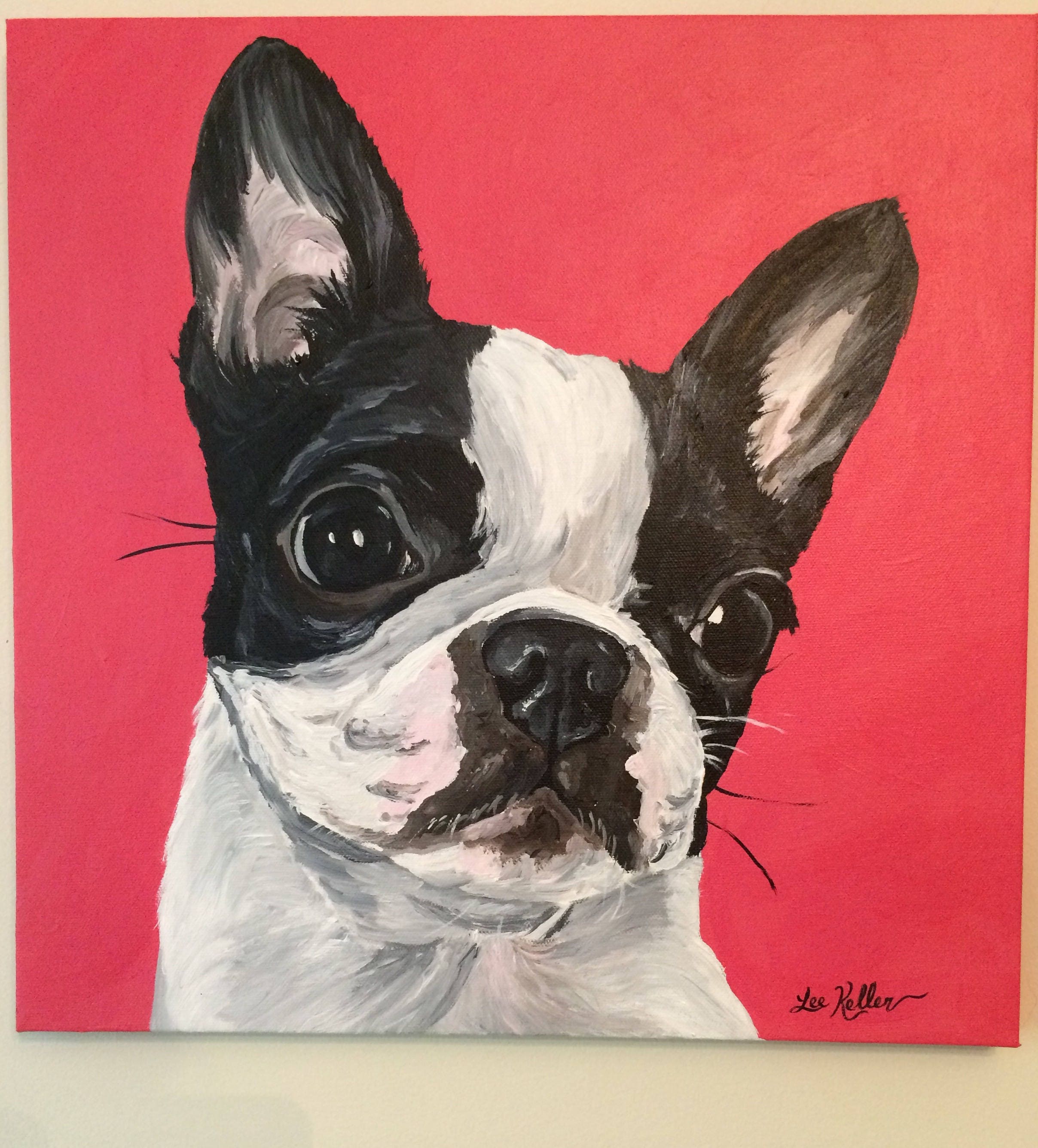 Custom Pet Painting Custom dog painting