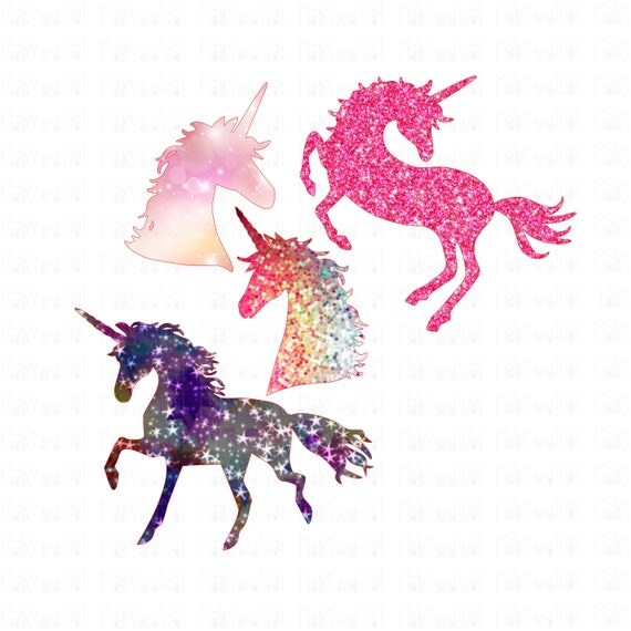 Download Unicorn silhouettes svg/png/dxf cricut/silhouette digital