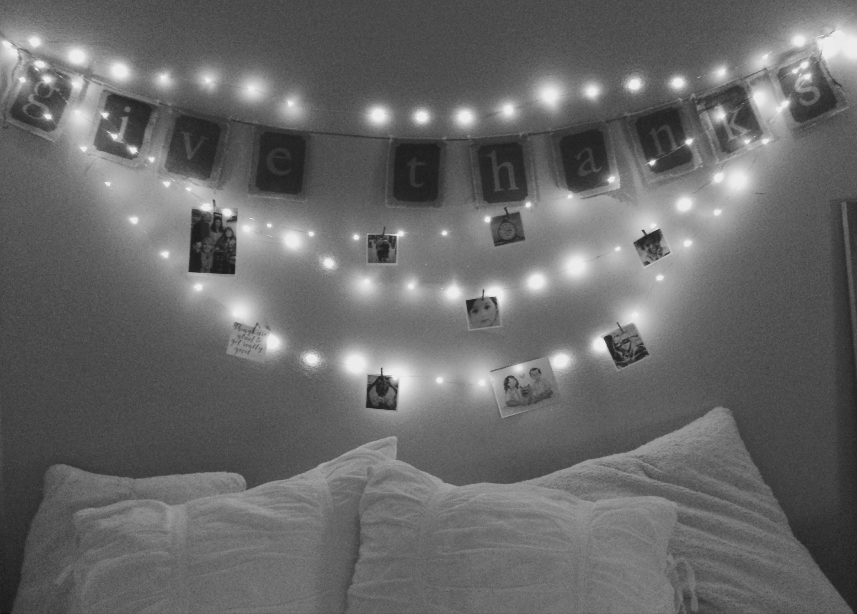 Fairy Lights Photo Display picture frame hanging lights