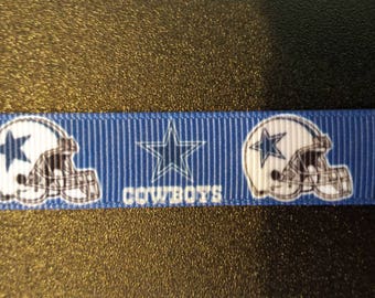 5/8" Dallas Cowboys Inspired Grosgrain Ribbon