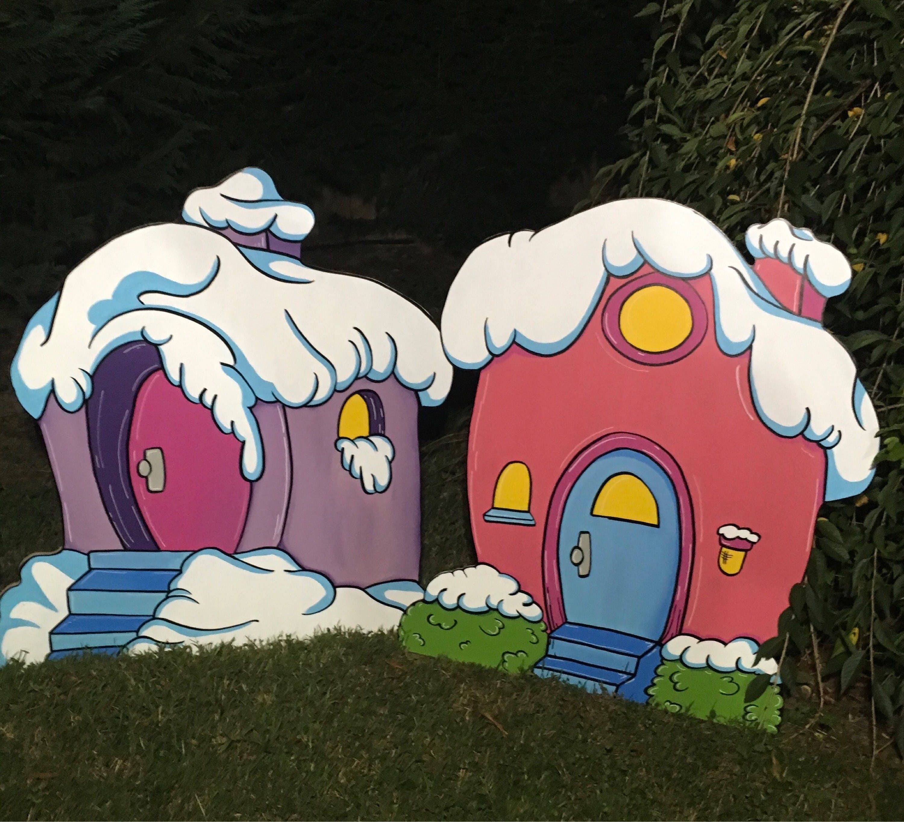 Whoville house Yard art