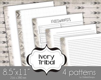 Travel Bullet Journal Printable Paper Size A4 Letter A5 9x7