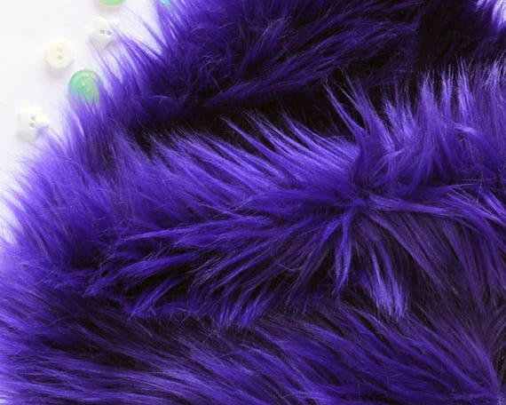 Purple Cosplay Fur : Fuzzy Purple Fur Purple Fur Fabric