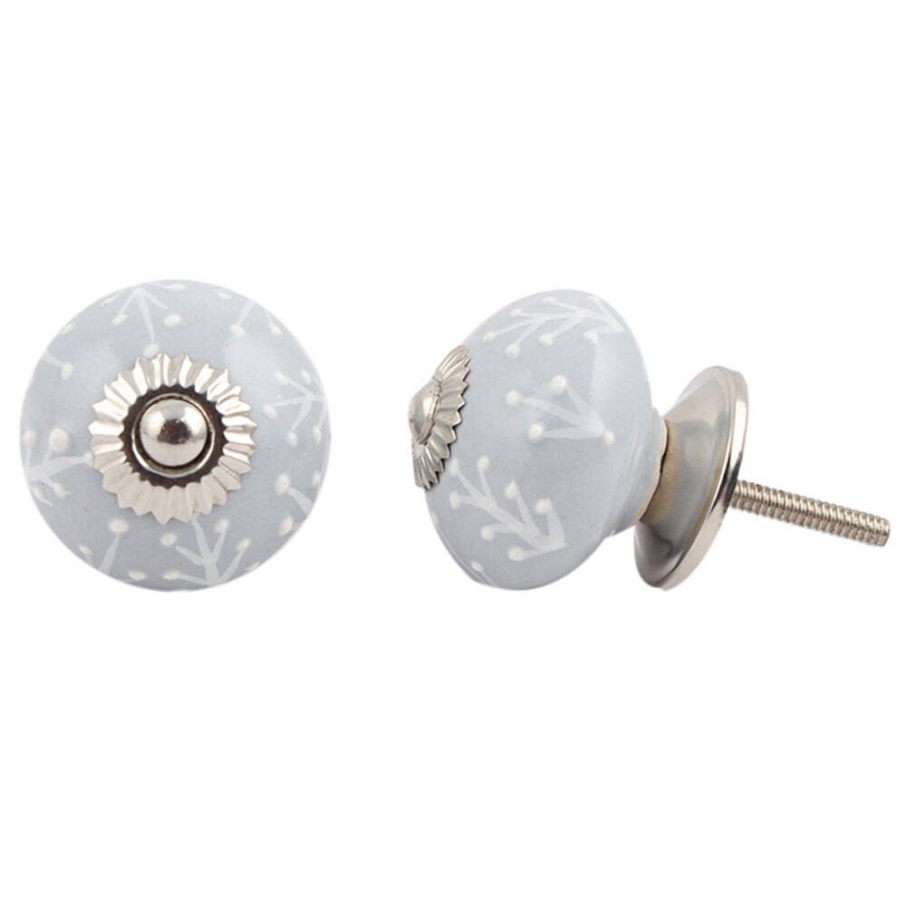 Vintage Ceramic Knobs Ornamental Door Knobs with Various