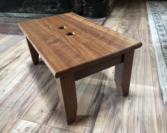 Solid Walnut Step Stool