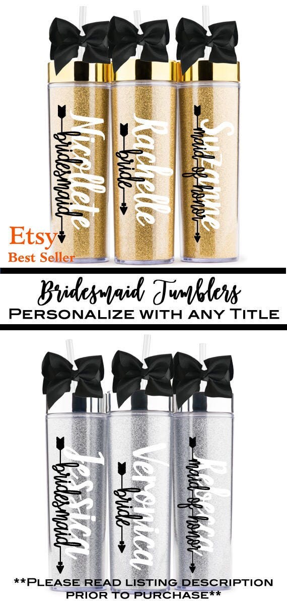 Personalized Tumbler Bridesmaid GiftOffice GiftChristmas