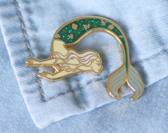 Pine Mermaid / siren badges