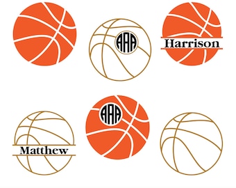 Basketball svg files, Basketball monogram Svg, Basketball Cut Files, Basketball Silhouette, Cricut Files, Sport svg, svg, dxf, eps, png.