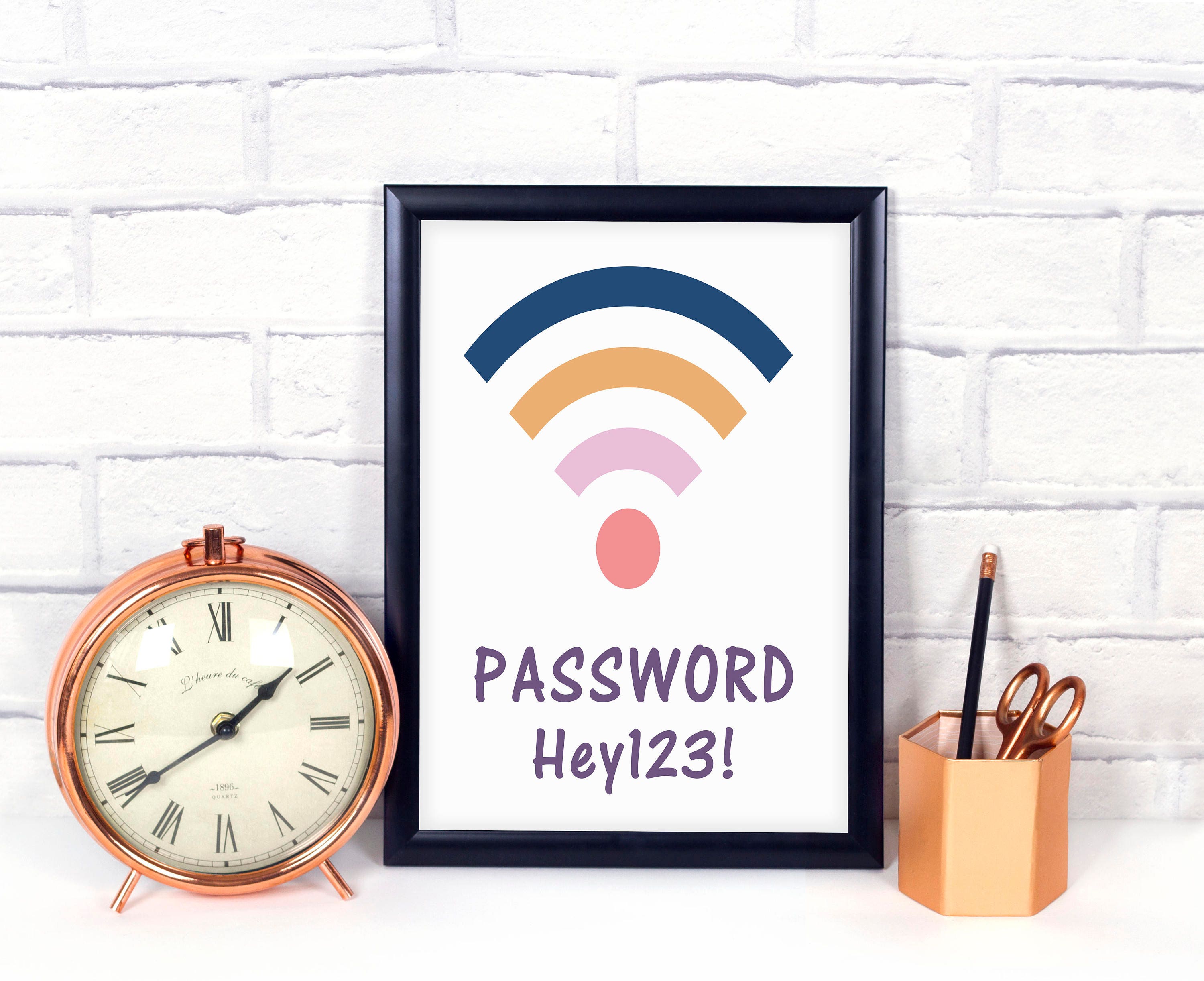 Download Wifi password printable internet password wifi sign free