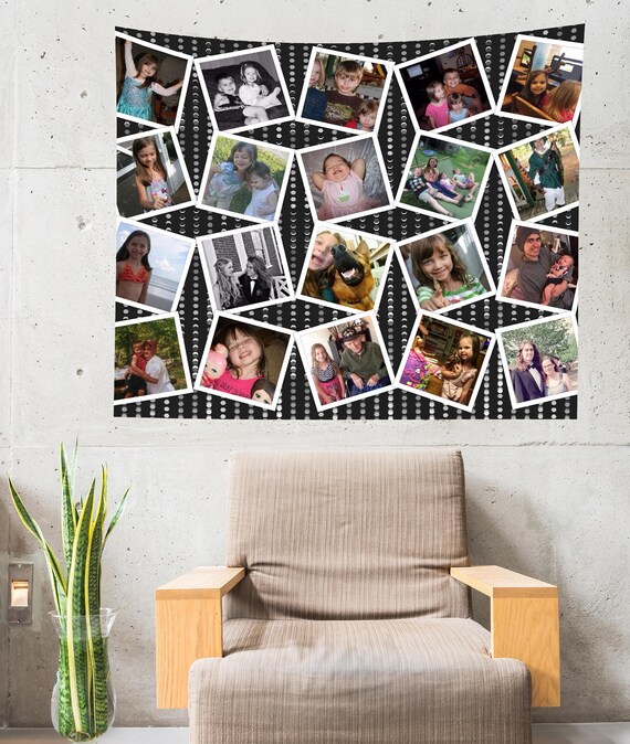 Custom Personalized Photo Tapestry For Your Pictures By