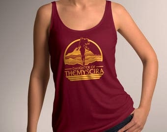 Wonder Woman Inspired "Daughter of Themyscira" Women's Tank Top