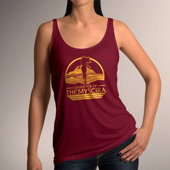 Wonder Woman Inspired "Daughter of Themyscira" Women's Tank Top