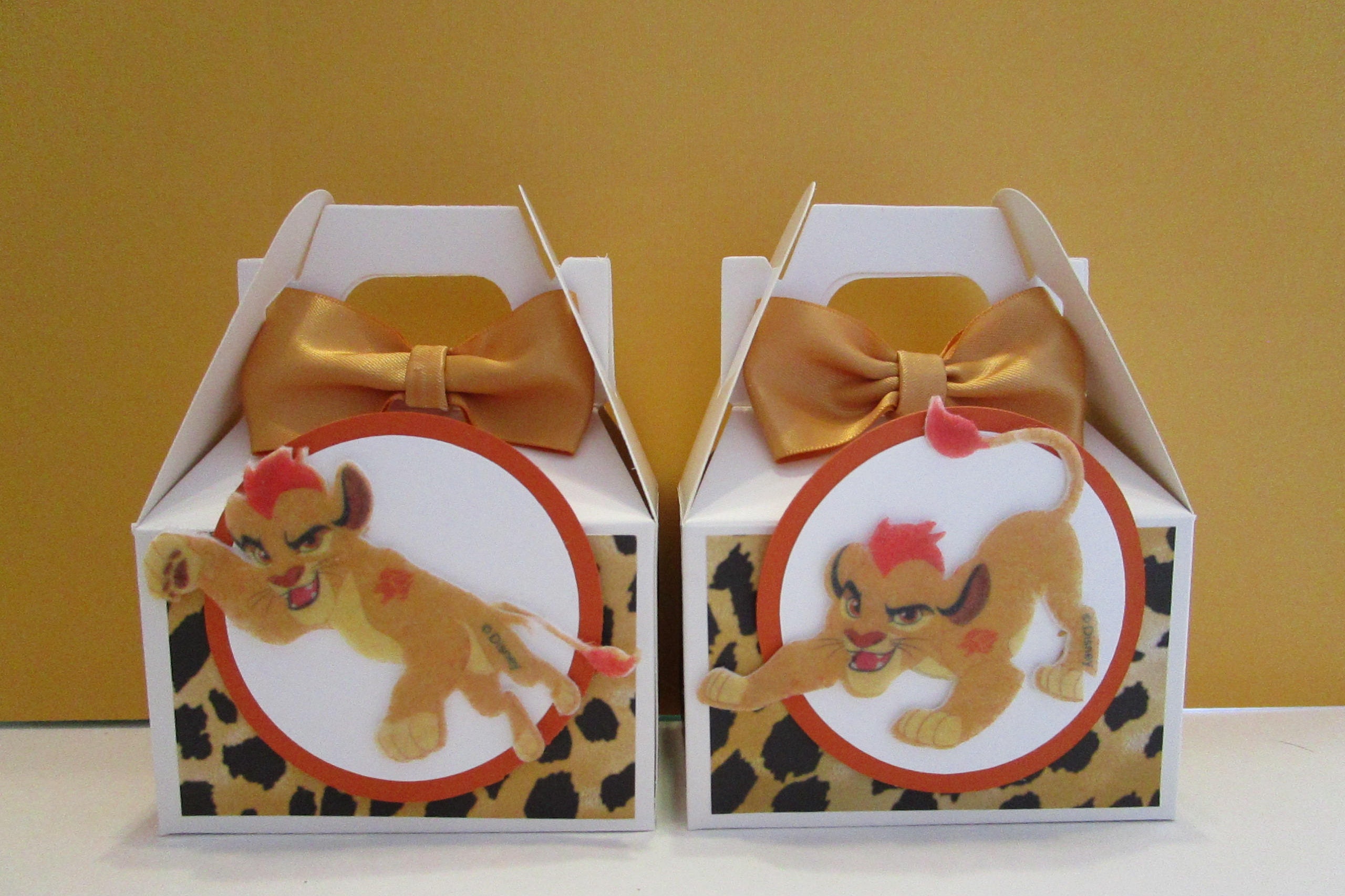 Lion Guard Favor Boxes Lion King Favor Boxes Lion King Party