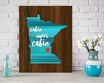Lake House Wall Art cabin saying | etsy Lake House Wall Art cabin saying | etsy
