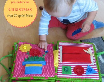 Custom Quiet Book, Montessori Book, Large Personalised Book, Didactic Book