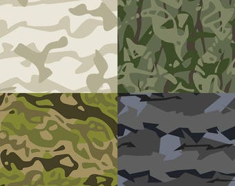 Original Multicam Tropic vector camouflage pattern for