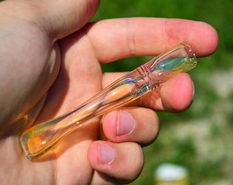 3.6" Glass chillum one hitter, Glass One Hitter, Cigarette holder