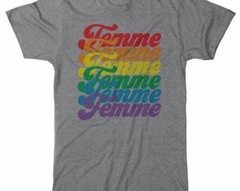 FEMME Shirt Lesbian Shirt Feminist shirt LGBT shirt Queer shirt Pride shirt Lesbian Girlfriend Lesbian Gift Gay Shirt Lipstick Shirt