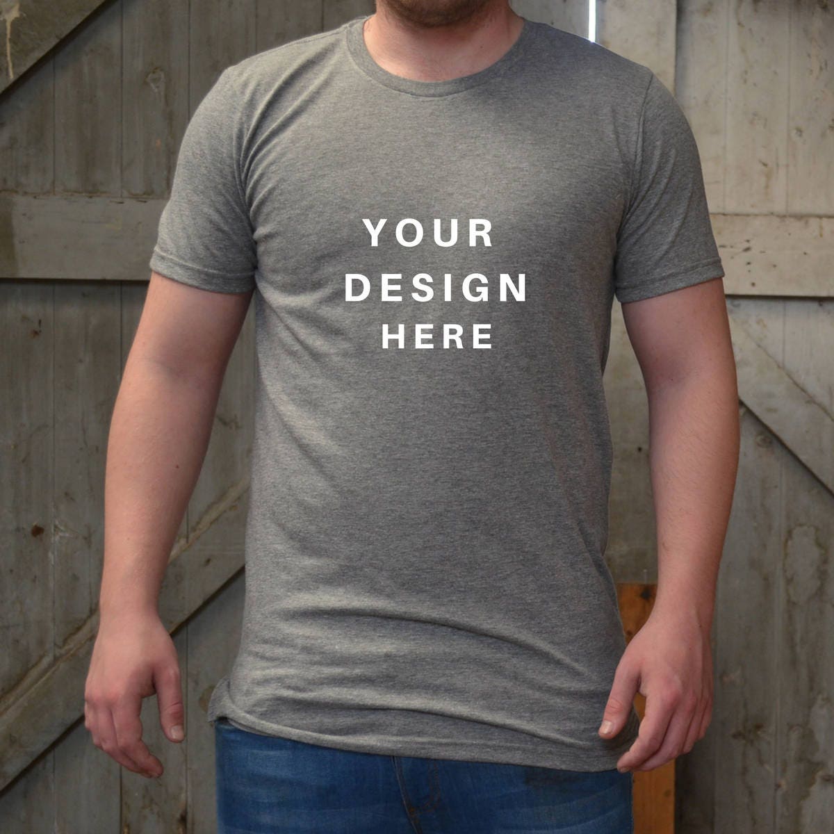 Custom Personalised Design T-Shirt Fashion Fit Tee Size