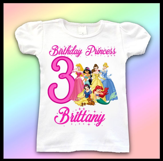 princess 5th birthday shirt