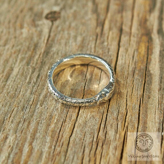 Ouroboros Ring Jörmungandr Snake Jewelry Snake Ring Snake