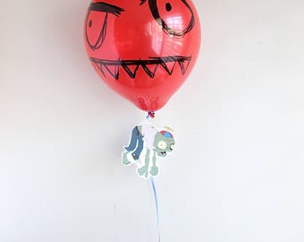 plants vs zombies balloon ties, plants vs zombies party supplies, decorations, plants vs zombies birthday, plants vs zombies party, zombies