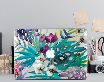 Floral MacBook Case Marble Laptop Case Flowers Macbook Pro Retina 15 Hard Case Macbook 12 Case Hard Air 13 Tropical Case Macbook Air 11 Case