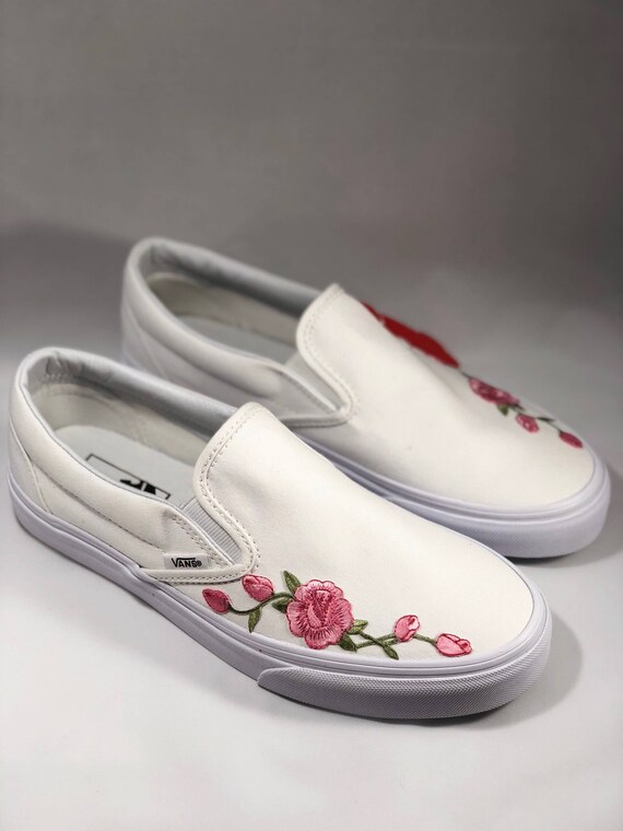 vans with roses vans with roses