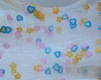 Hearts & Stars Fimo Clear Slime