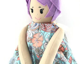 Venus ArieDollies Doll Handmade Doll Rag Doll Soft Doll Fabric Doll Cloth Doll Nursery Decor Kids Decor