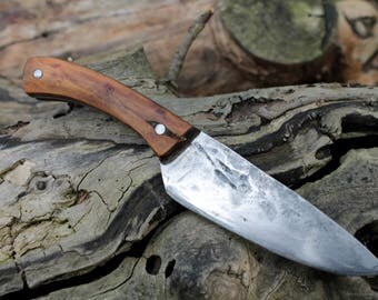 Hand-forged knife outdoor kitchen hunting