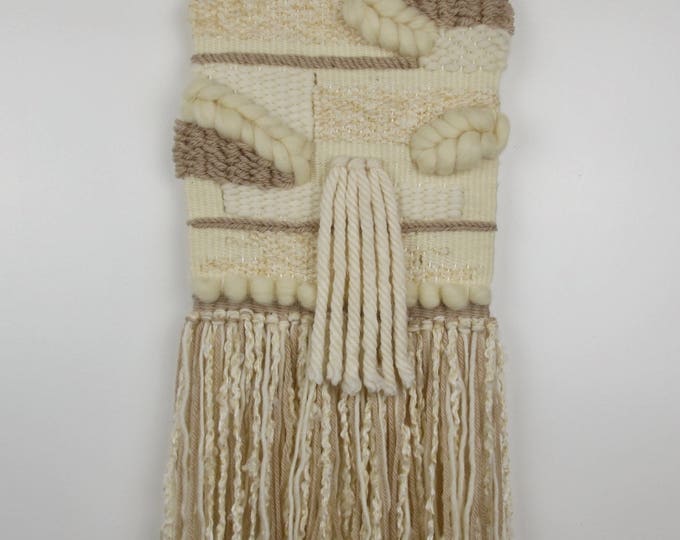 Woven wall hanging