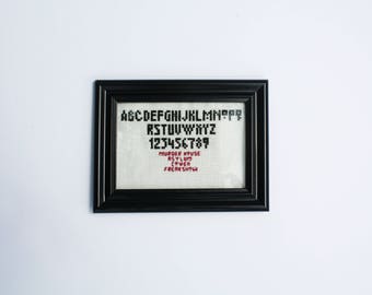 Font Sampler Pattern - American Horror Story
