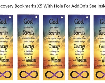 serenity prayer printable bookmark
