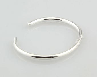 Wire Wrapped Bangle Silver Bangle Sterling Silver Wire