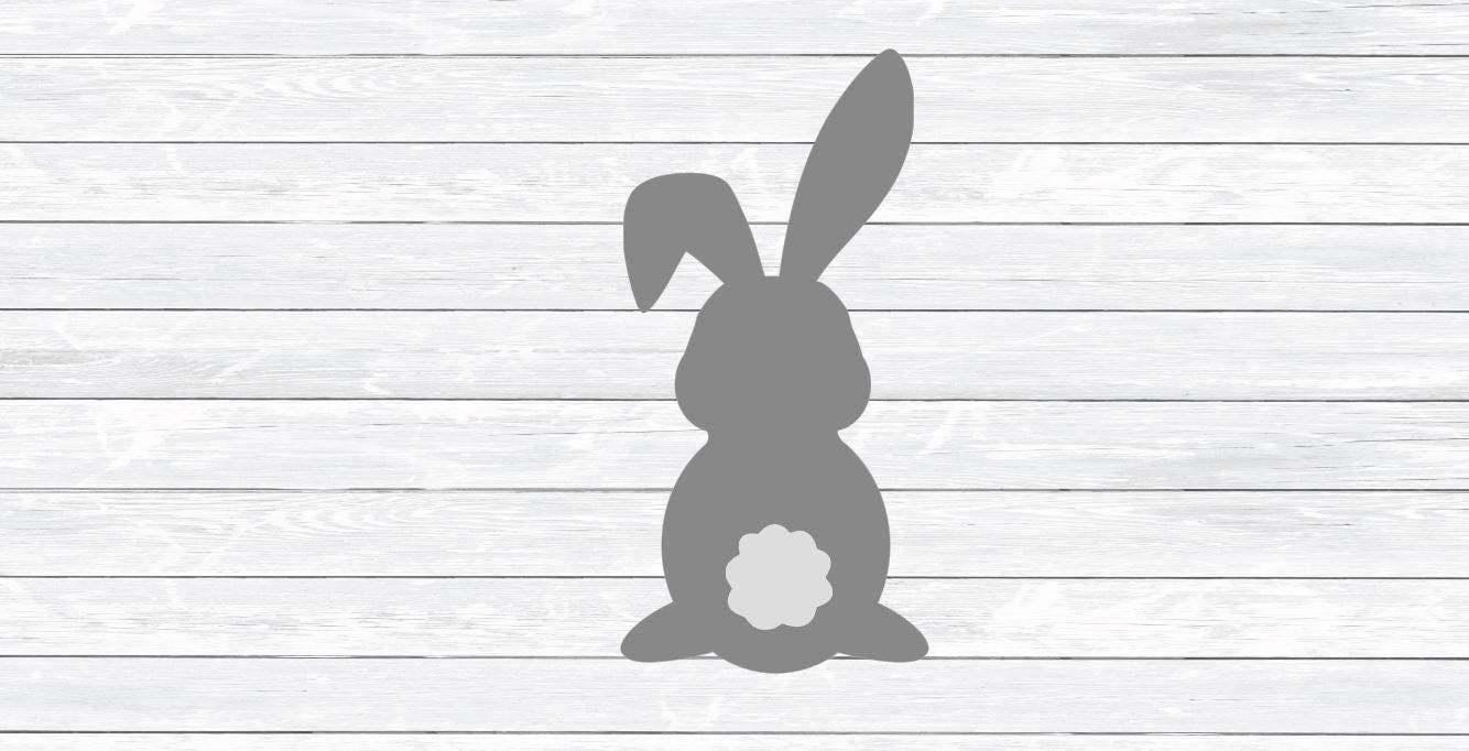 Download Easter Bunny Svg cut file for Silhouette, Cricut, Rabbit ...