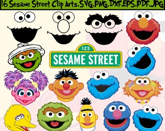 Sesame Street Faces 