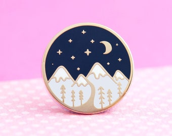 Mountain Pin - Cute Enamel Pin for Jackets and Backpacks