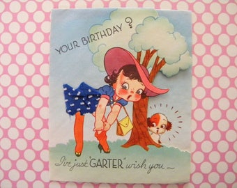 Risque birthday card | Etsy