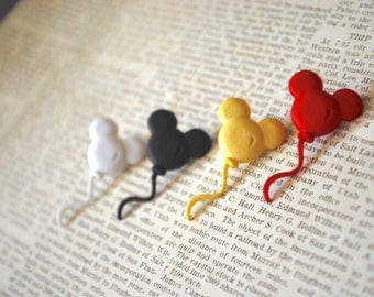 Mickey Mouse Earrings -- Mickey Mouse, Little Mouse Ears, Choose your favorite color!