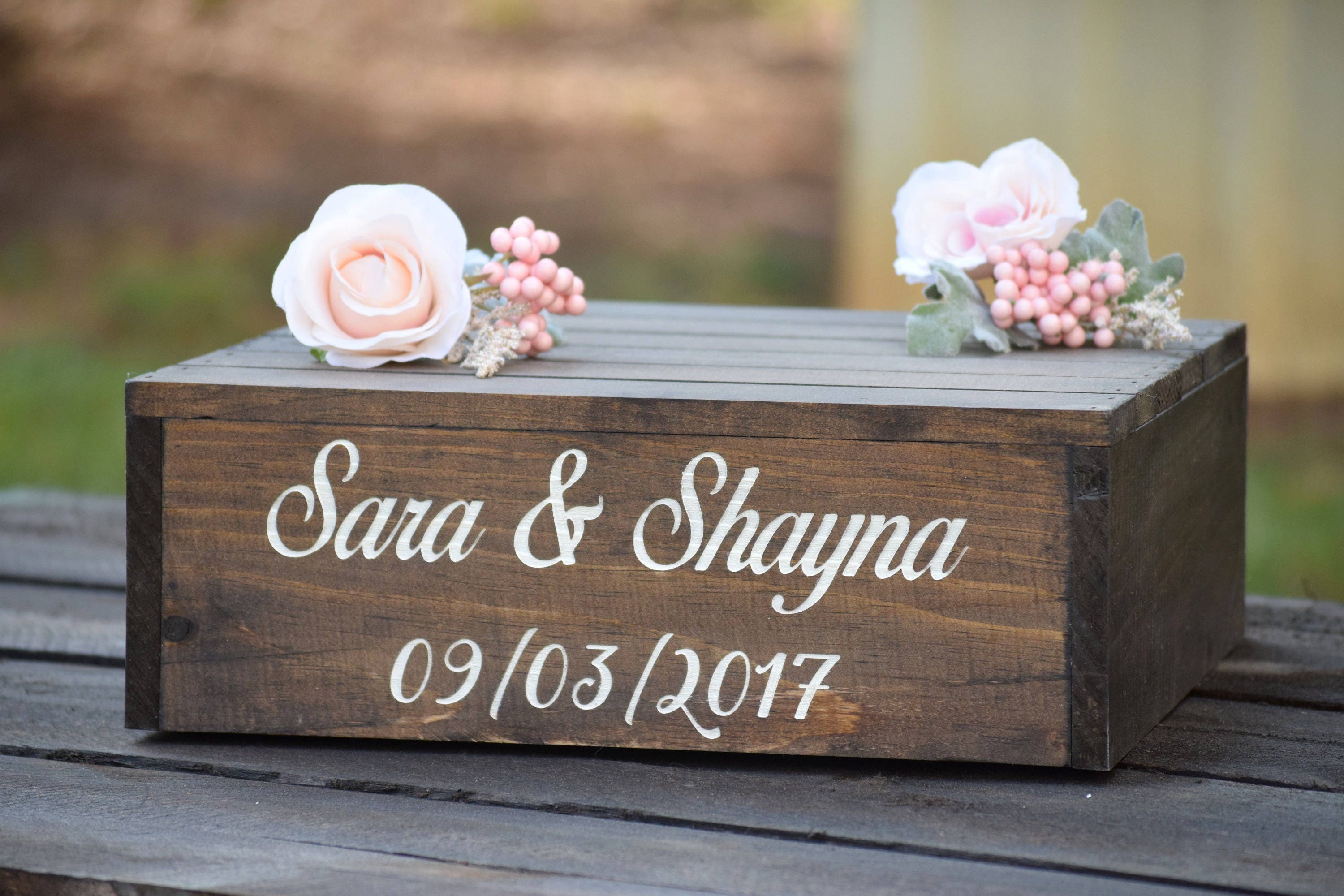 Personalized Wooden Cake Stand Engraved Cake Stand Rustic
