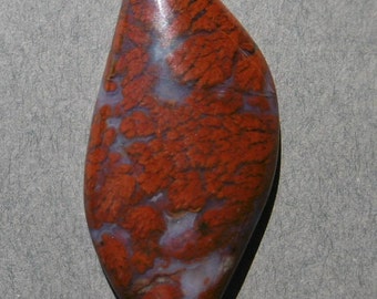 Red Moss Agate Cabochon (44X20X6)